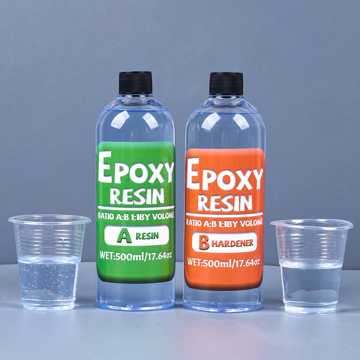 Resin Art Epoxy - 1:1 verhouding epoxyhars kit anti-vergeling nieuw
