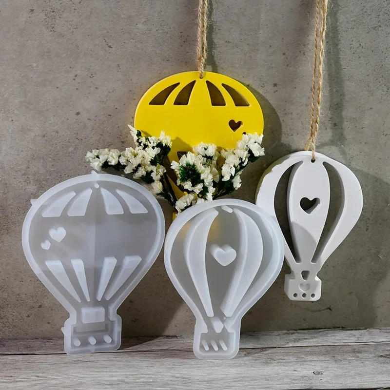 Resin Art Heat Gun - Romantische heteluchtballon bloemstuk ornament siliconen mal