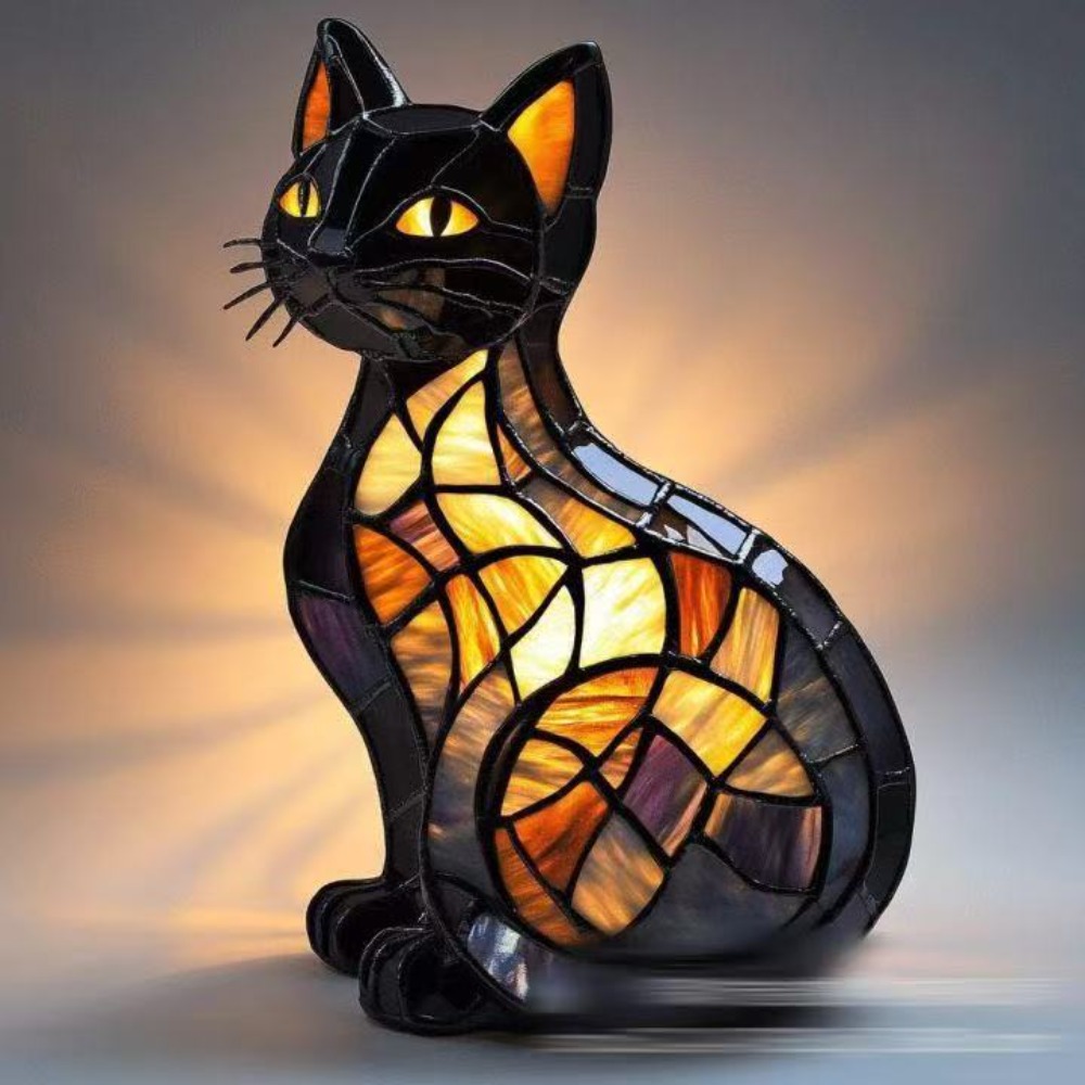 Resin Artist - Nieuwe hondenserie harsfiguren LED-nachtlampje artistieke dierenbeelden