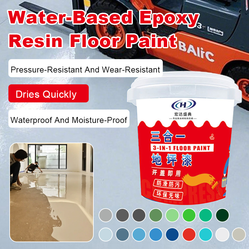 Resin Artist - 1kg Epoxyhars Vloerverf Zelfnivellerende Cementvloerverf Watergedragen