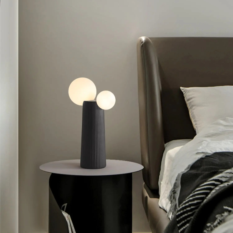 Resin Art On Floor - 2026 Franse Crème Stijl Slaapkamer Bedlamp