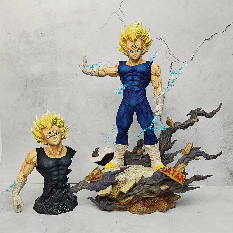 Resin Art Dragon Ball Z - Anime Dragon Ball Z Majin Vegeta