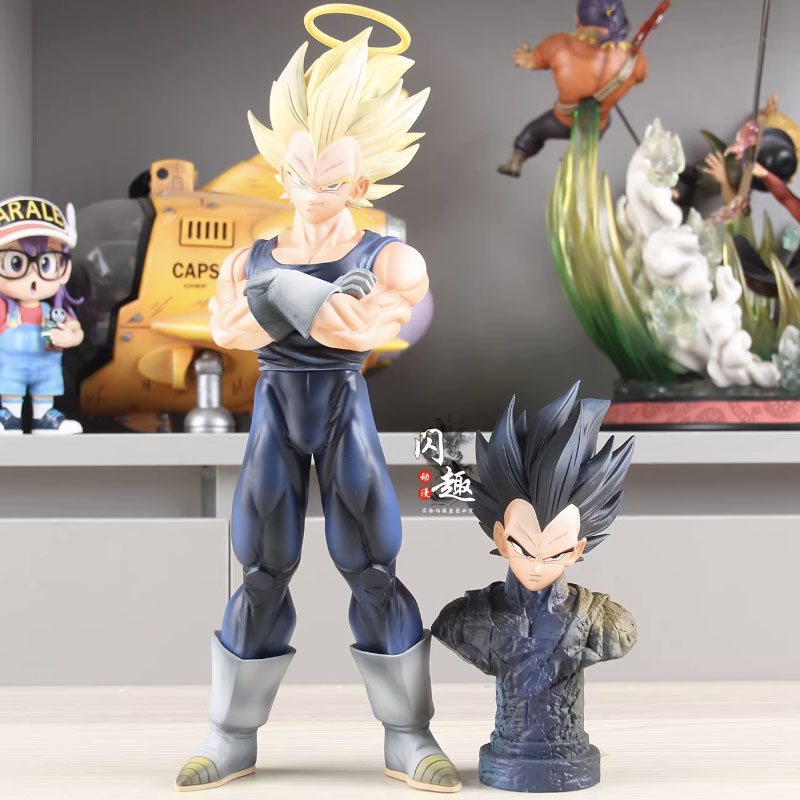 Resin Art Dragon Ball Z - YJ Majin Vegeta Figuur met Twee