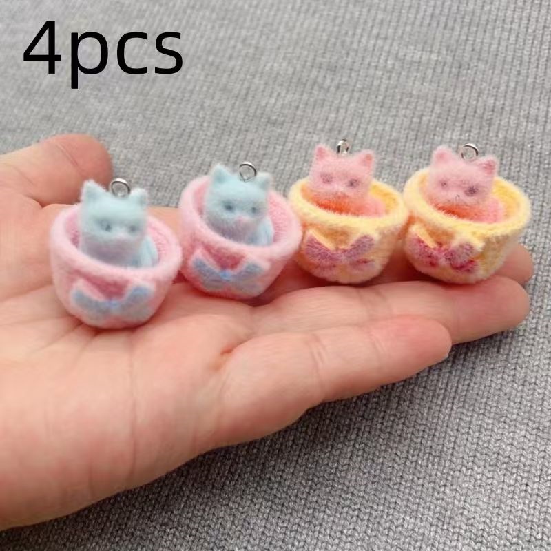 4 stuks 3D pluche hars kattenh - Resin Art Essentials recensie en prijs