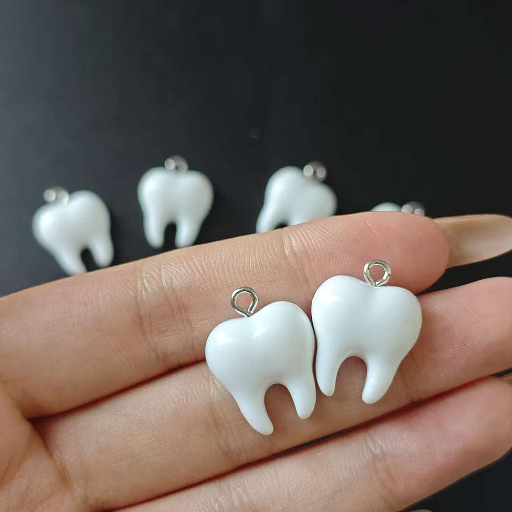 10 stuks schattige witte tande - Resin Art Essentials recensie en prijs