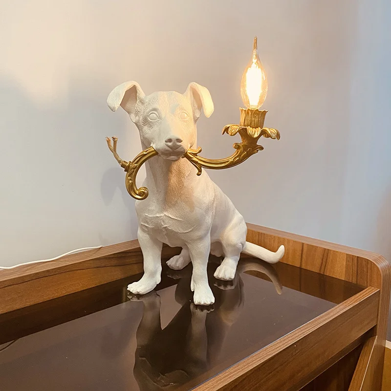 2026 Hars Hond Tafellamp Jobby - Resin Art On Floor recensie en prijs