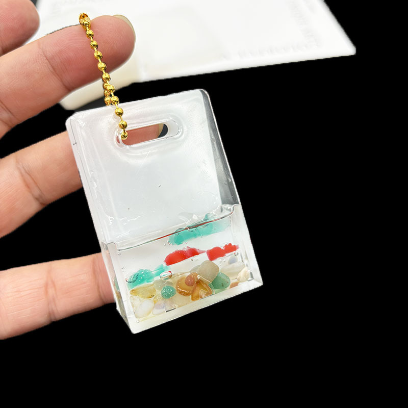 Handgemaakte epoxy handtas sil - Resin Art Stone recensie en prijs