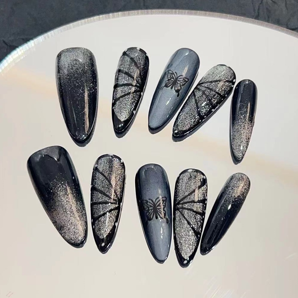 10 stuks zwarte kattenoog hand - Resin Art Online recensie en prijs