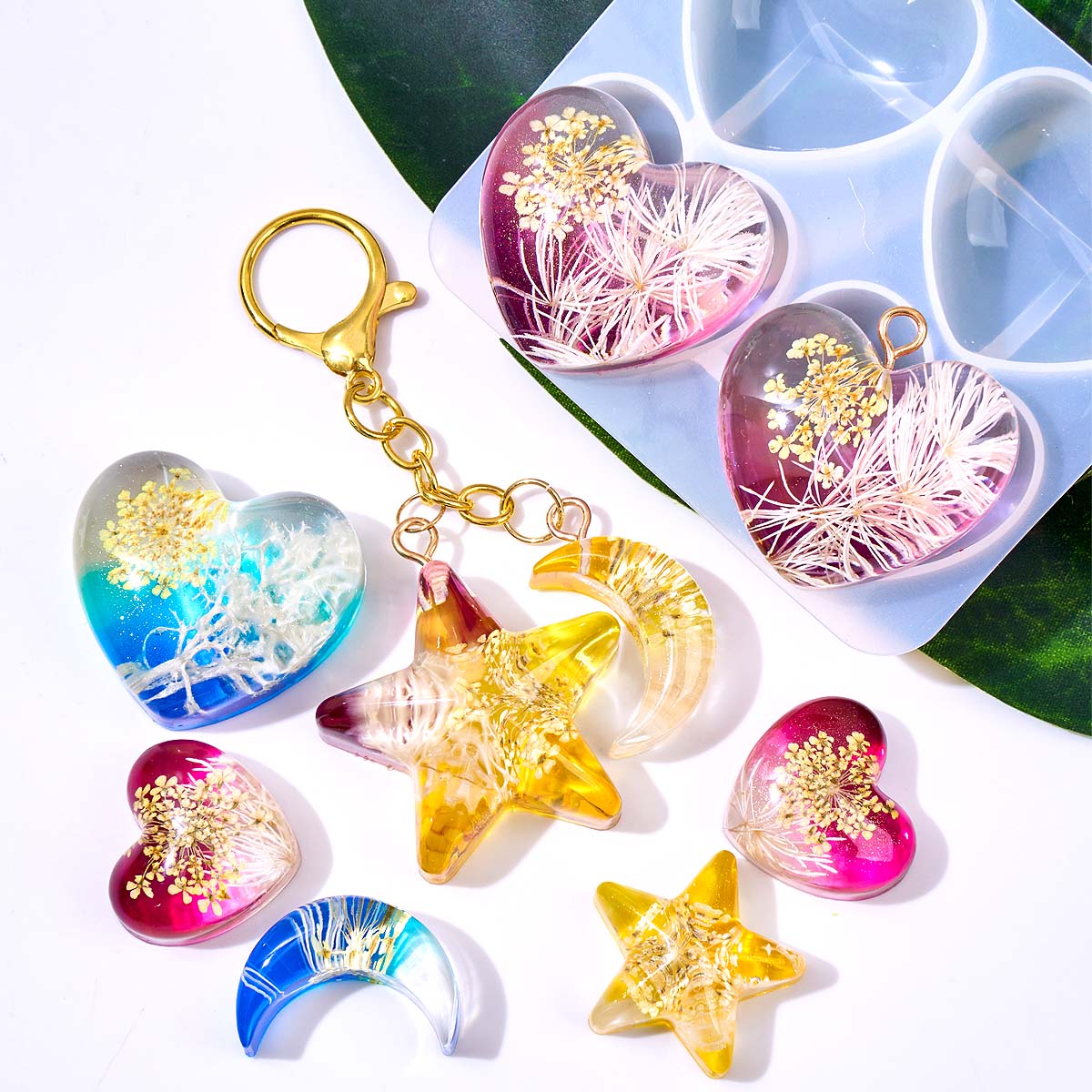 Hart Ster Maan Hanger Silicone - Resin Art Epoxy recensie en prijs