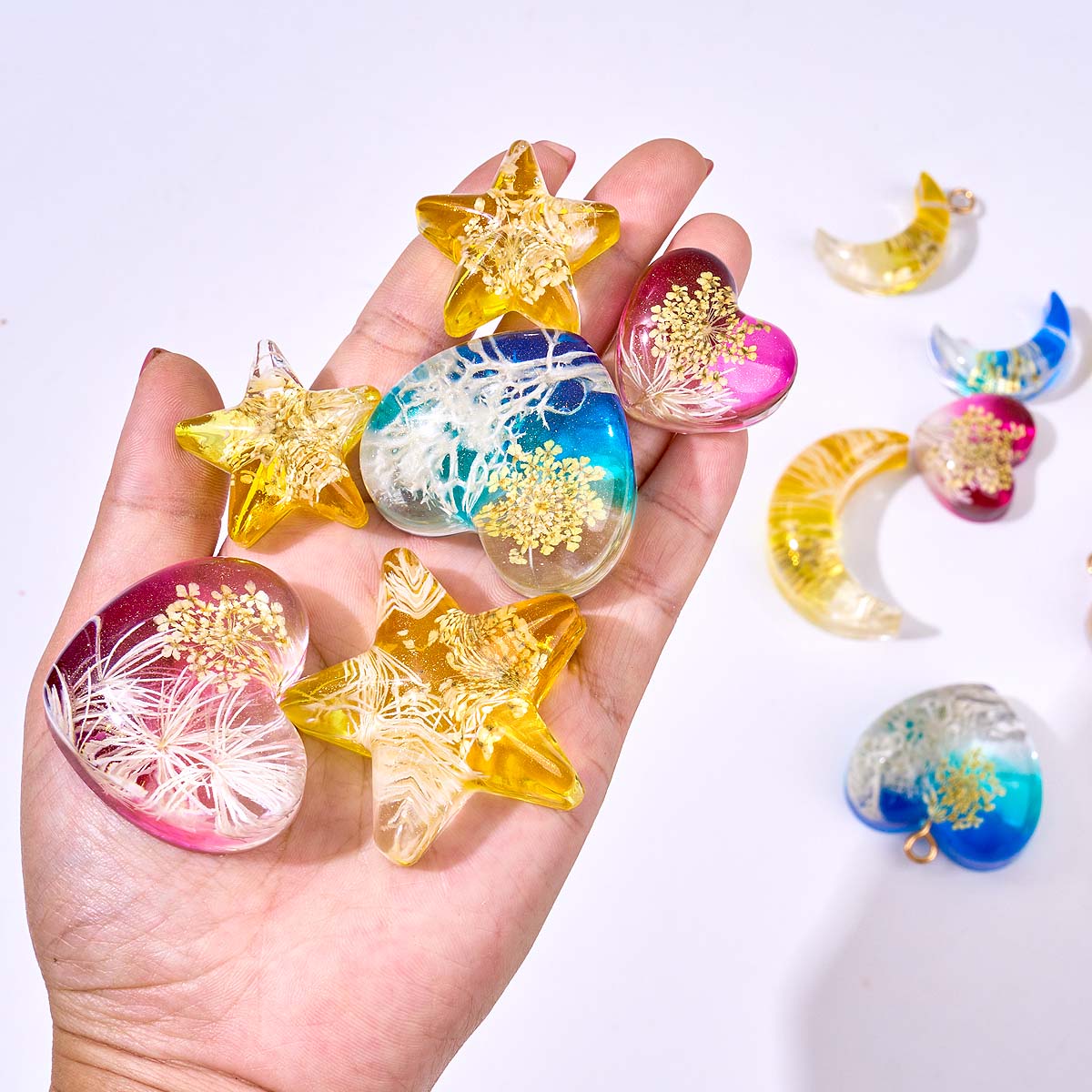 Hart Ster Maan Hanger Silicone - Resin Art Epoxy recensie en prijs