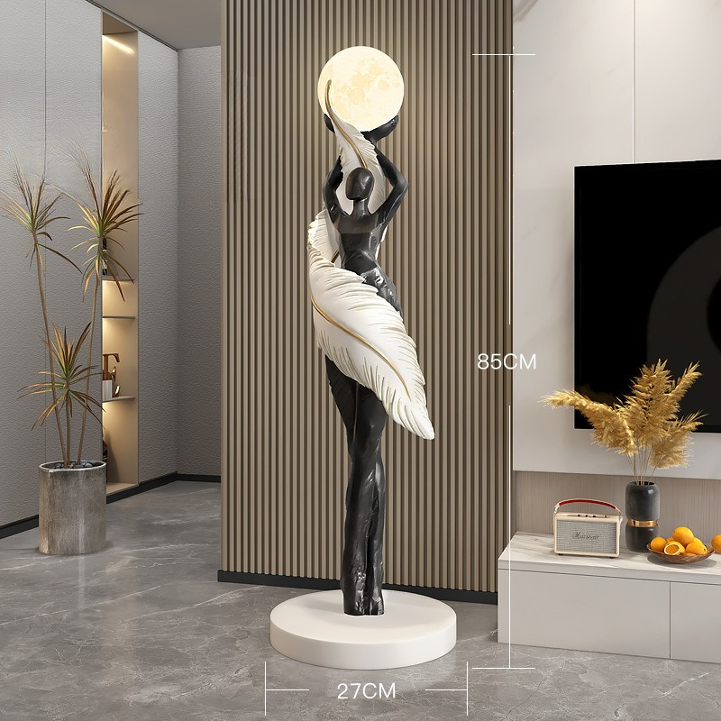 Grote vloerlampen bij de ingan - Resin Art On Floor recensie en prijs