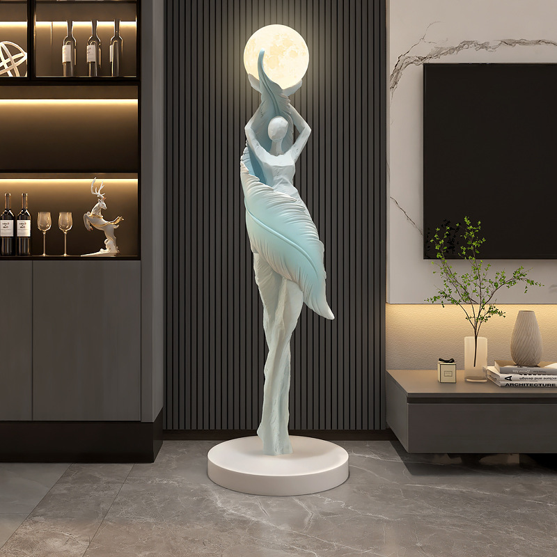 Grote vloerlampen bij de ingan - Resin Art On Floor recensie en prijs