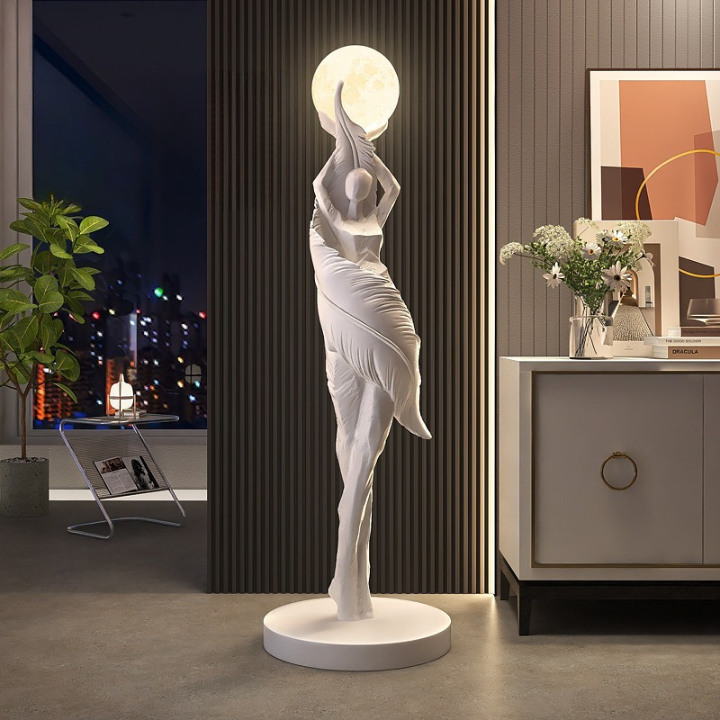 Grote vloerlampen bij de ingan - Resin Art On Floor recensie en prijs