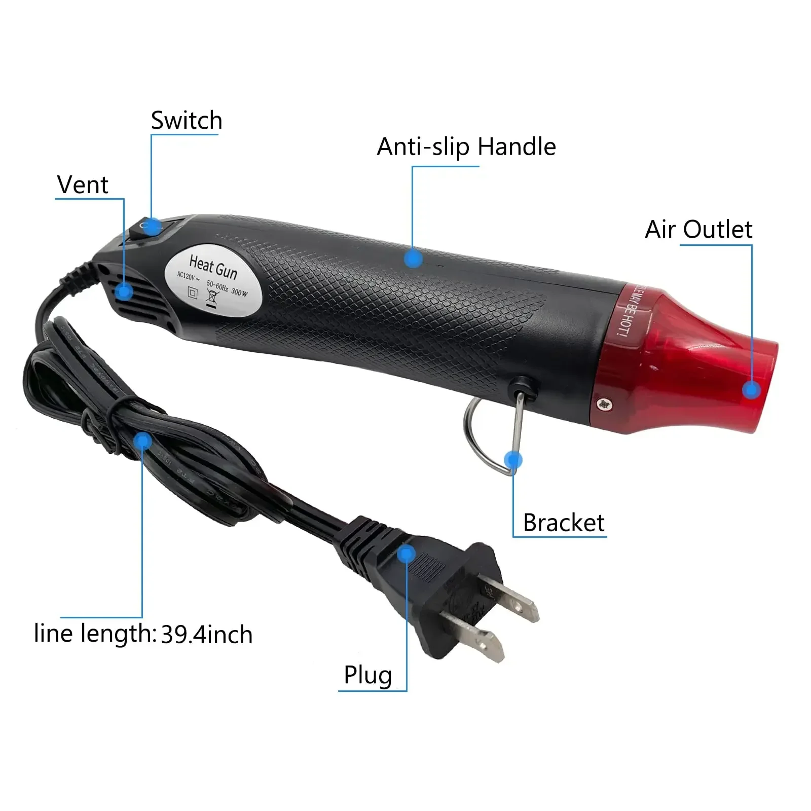 Mini Heteluchtpistool voor DIY - Resin Art Heat Gun recensie en prijs