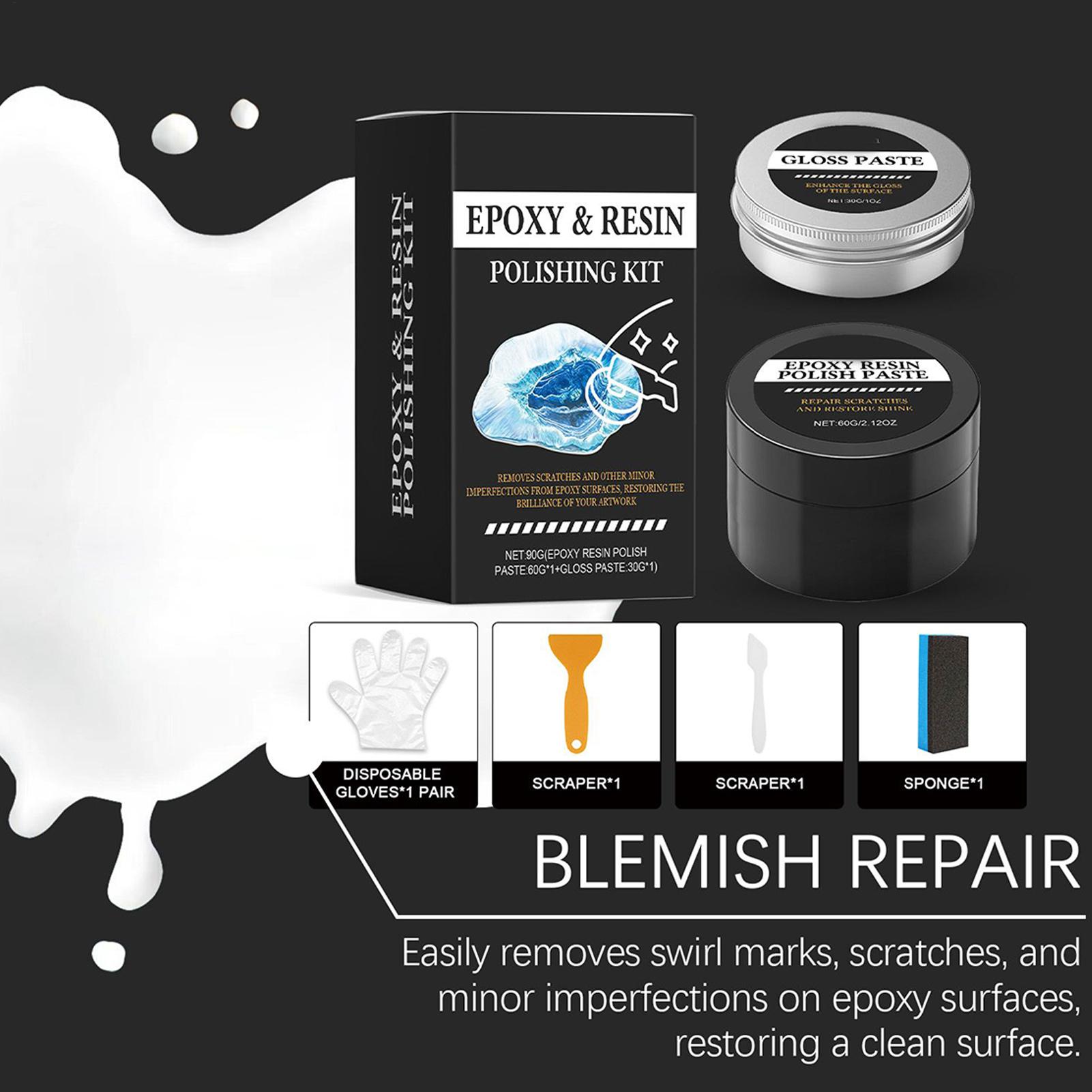 Epoxyhars Polijstset - Romige  - Resin Art Epoxy recensie en prijs