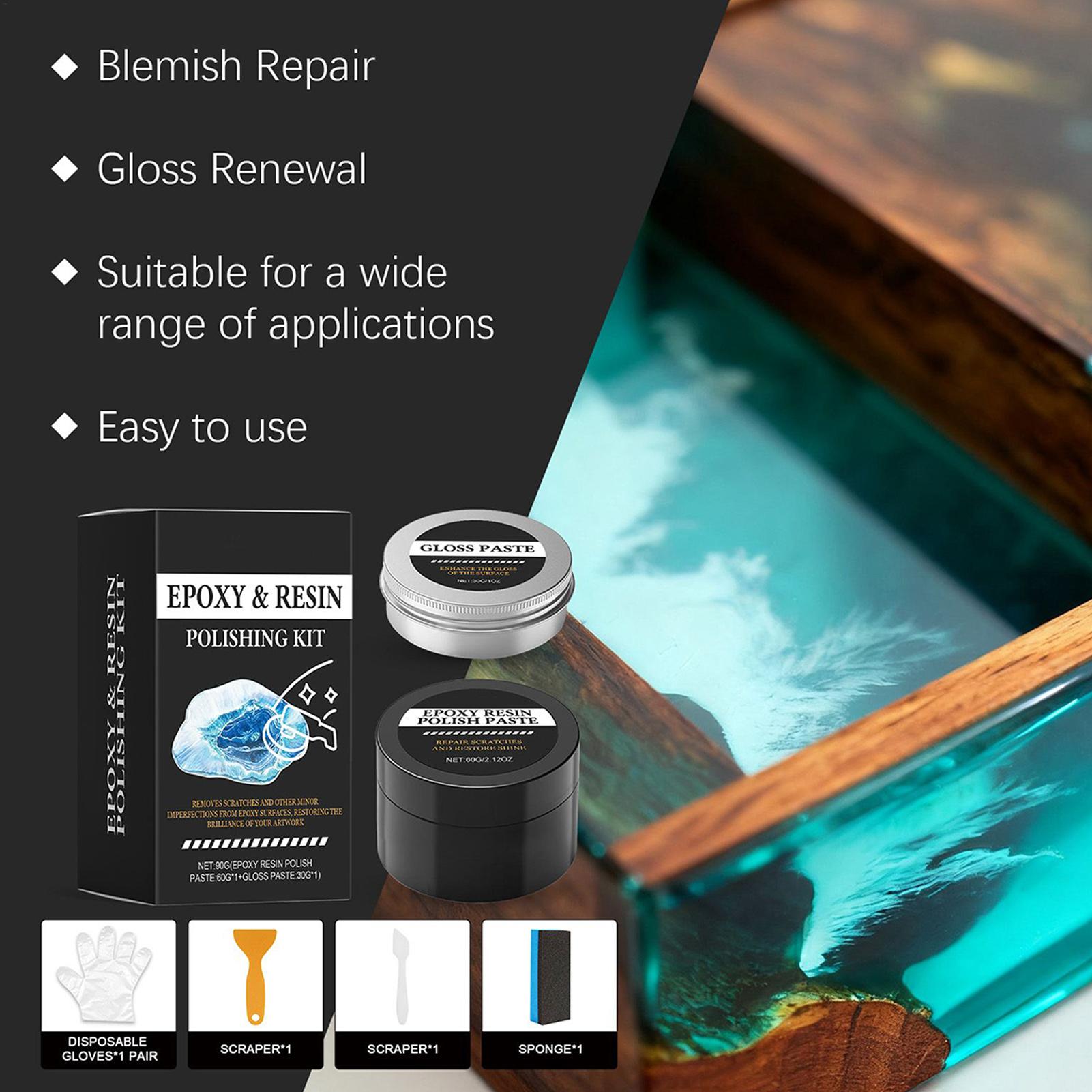 Epoxyhars Polijstset - Romige  - Resin Art Epoxy recensie en prijs