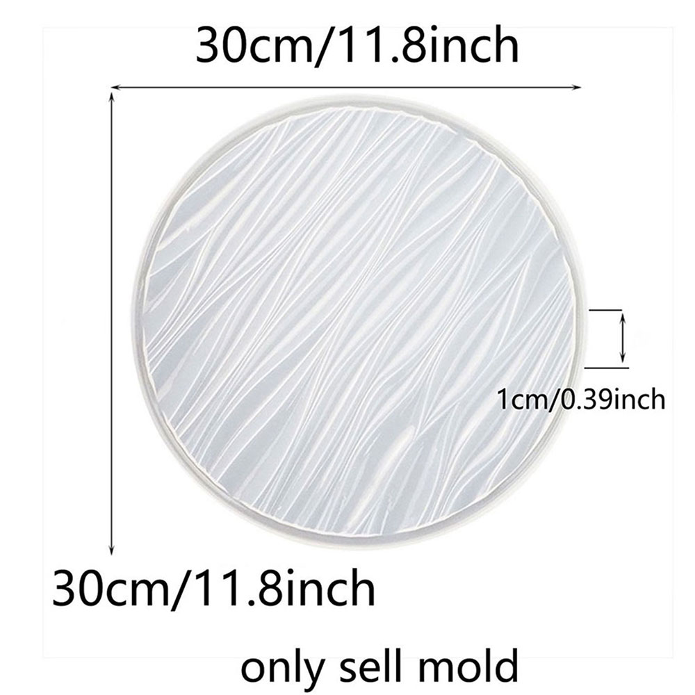 Grote ronde siliconen mal voor - Resin Art Epoxy recensie en prijs
