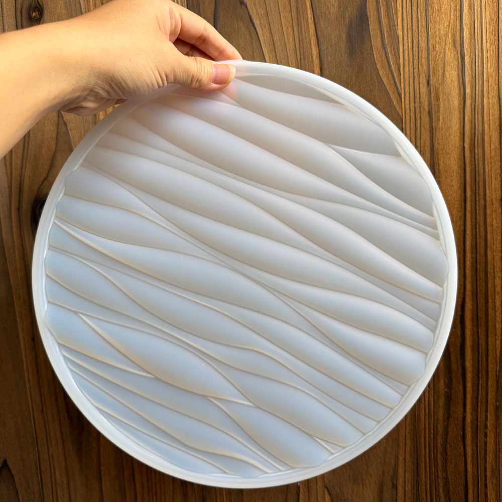 Grote ronde siliconen mal voor - Resin Art Epoxy recensie en prijs