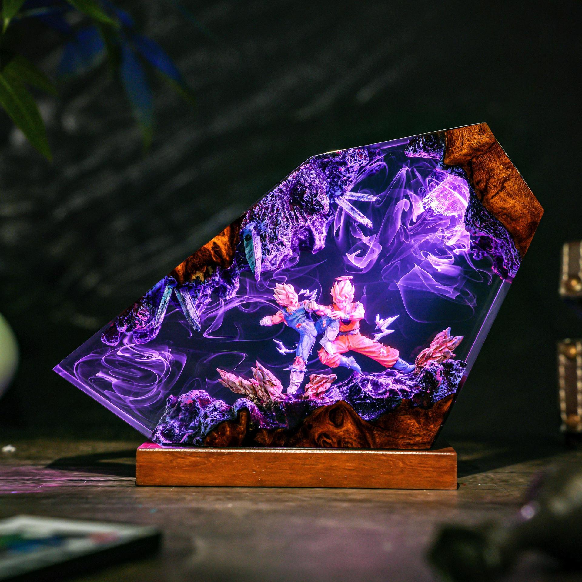 Goku & Vegeta Epoxyhars Handge - Resin Art Goku recensie en prijs