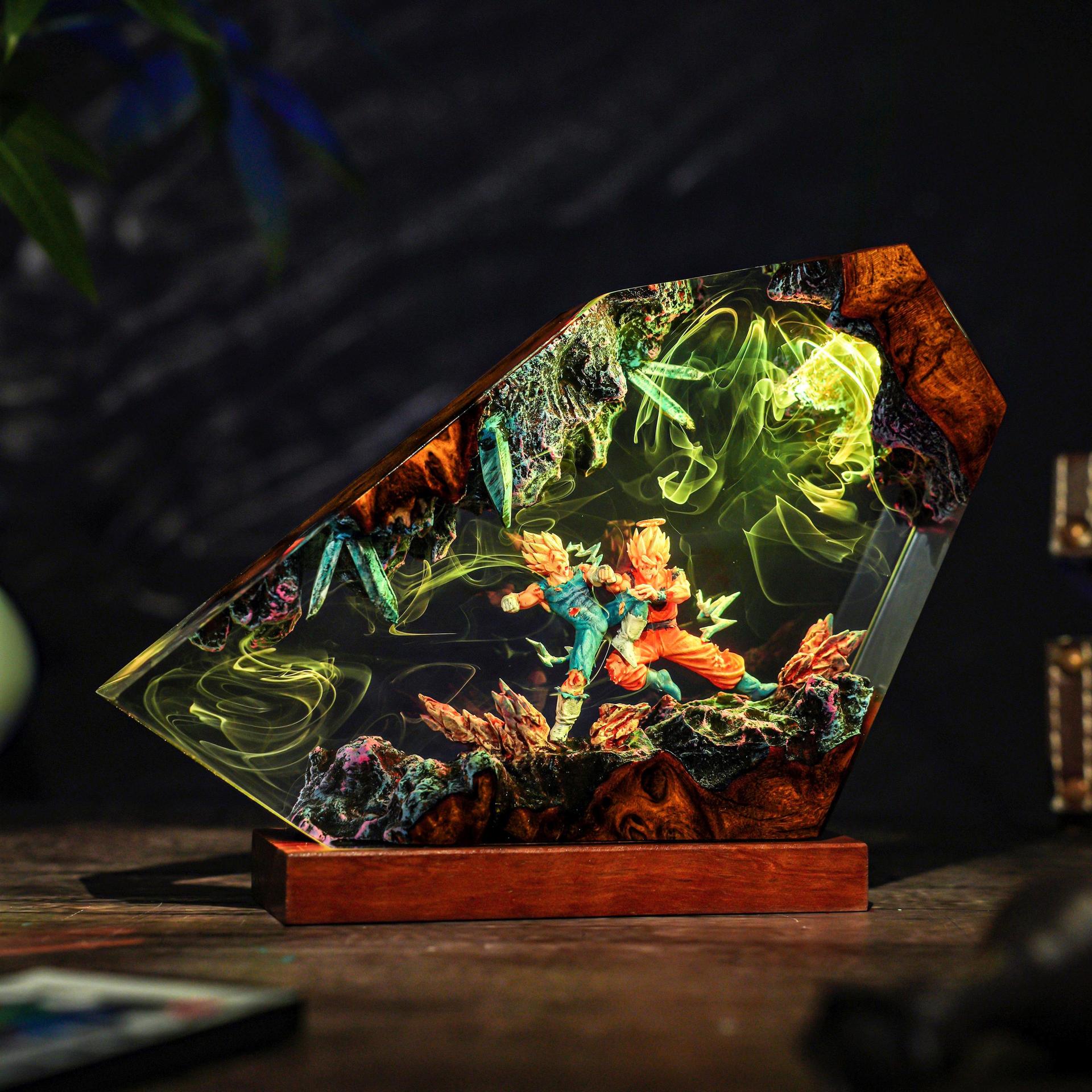 Goku & Vegeta Epoxyhars Handge - Resin Art Goku recensie en prijs