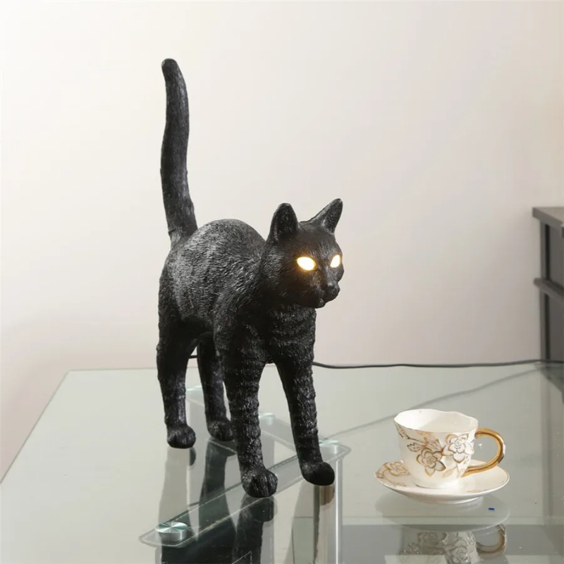 Nordic Cat Tafellamp Hars Dier - Resin Art On Floor recensie en prijs