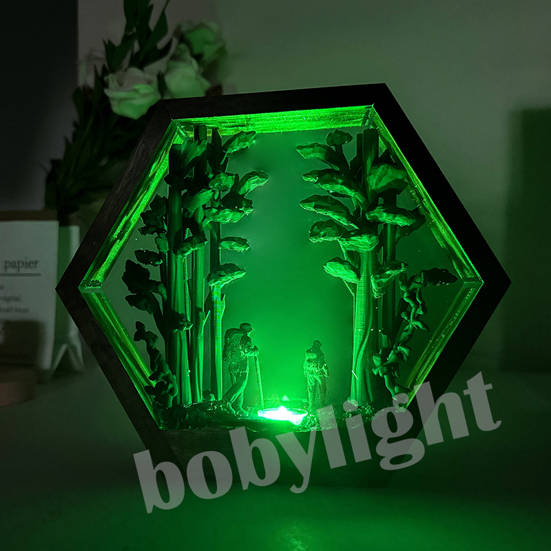 Wandelaar Figuur Tafel Harslam - Resin Artist recensie en prijs