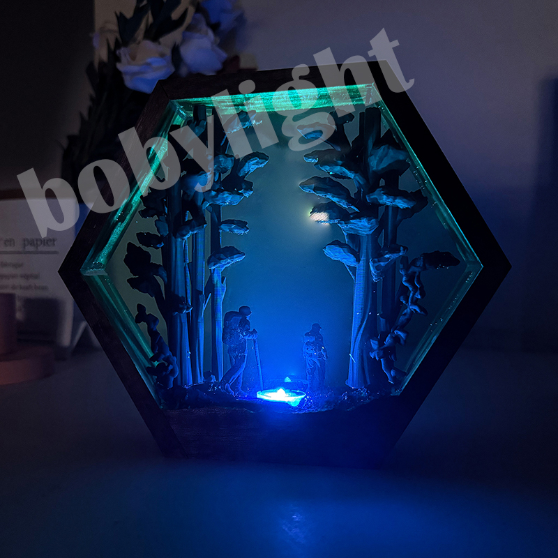 Wandelaar Figuur Tafel Harslam - Resin Artist recensie en prijs