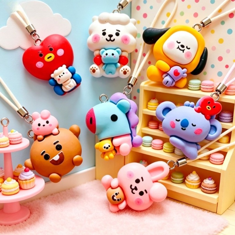 7 stks BT21 Hars Cartoon Charm - Resin Art Supplies recensie en prijs