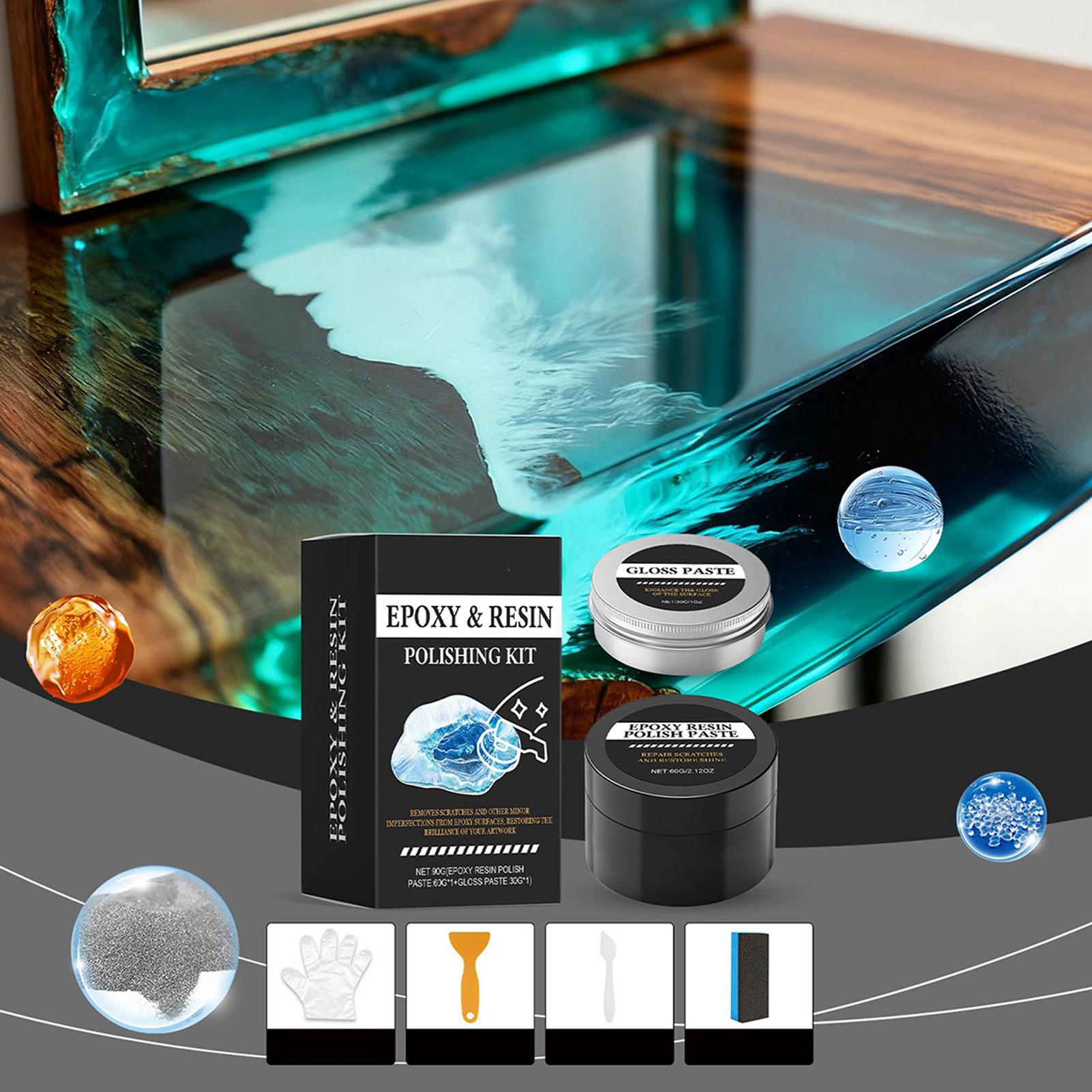 Epoxyhars polijstset - Romige  - Resin Art Epoxy recensie en prijs