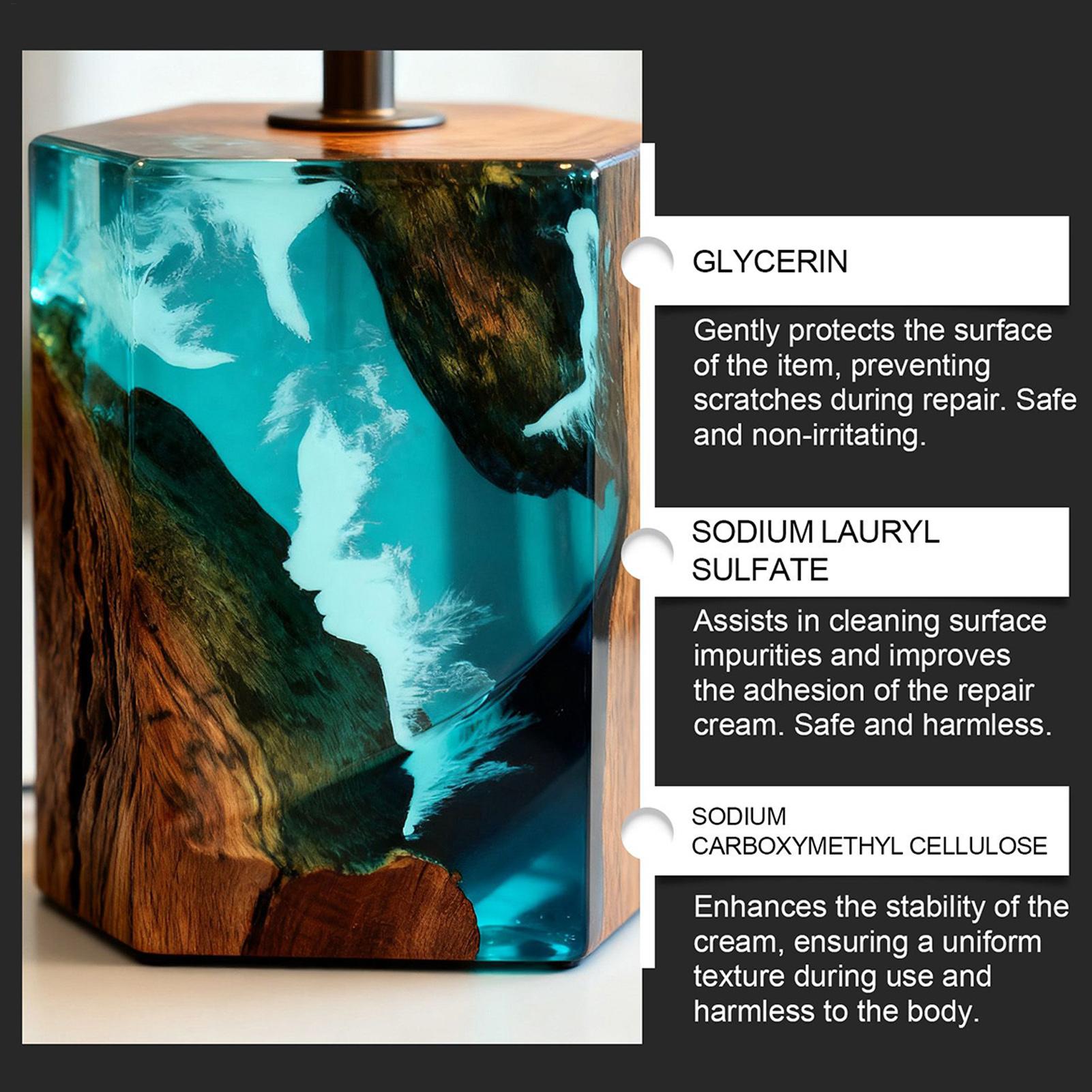 Epoxyhars polijstset - Romige  - Resin Art Epoxy recensie en prijs