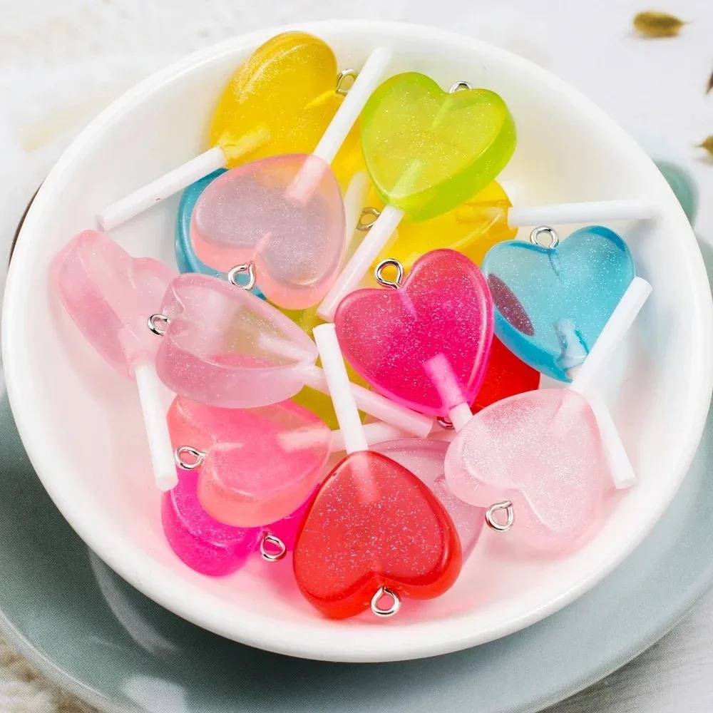 10 stuks Kawaii Glanzende Hart - Resin Art Essentials recensie en prijs