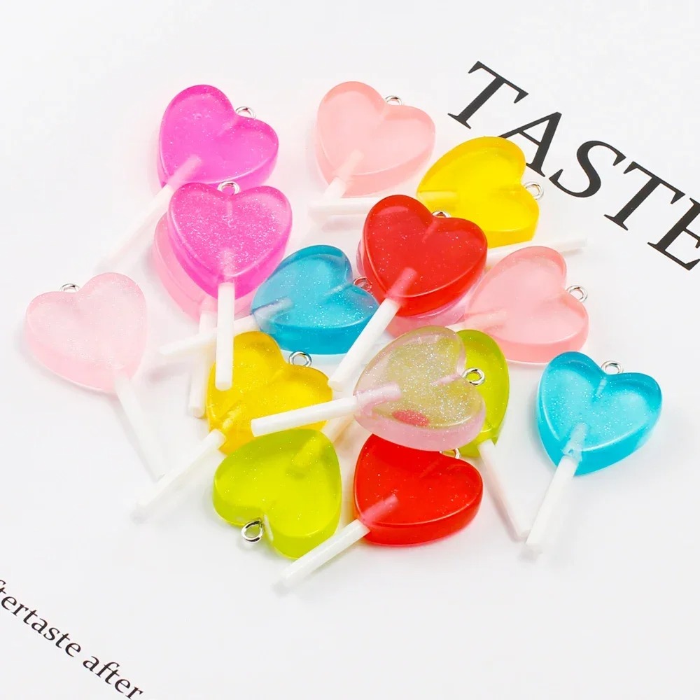 10 stuks Kawaii Glanzende Hart - Resin Art Essentials recensie en prijs