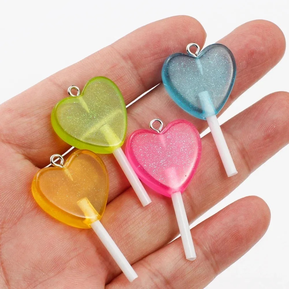 10 stuks Kawaii Glanzende Hart - Resin Art Essentials recensie en prijs